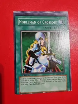 misprint miscut Nobleman of Crossout SD3-EN017 1st Edition damaged yugioh error - Image 1