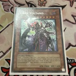 Lightly Played Yugioh Dark Voltanis CRMS-EN081 Secret Rare Unlimited Edition - Image 1
