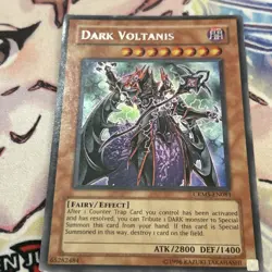 Lightly Played Yugioh Dark Voltanis CRMS-EN081 Secret Rare Unlimited Edition - Image 2