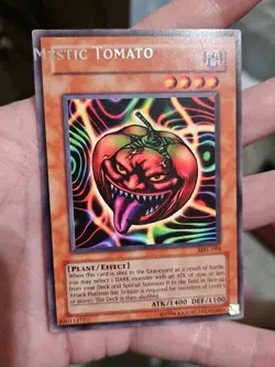 misprint name shift Mystic Tomato MRL-094 Unlimited yugioh error rare - Image 1