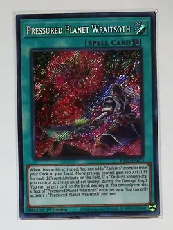 Pressured Planet Wraitsoth - RA02-EN073 - Secret Rare - 1st Edition Yugioh - Image 1