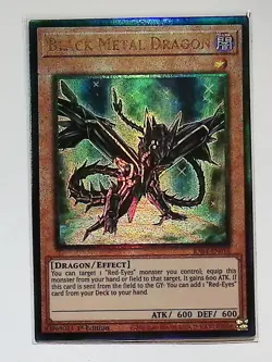 Black Metal Dragon - RA04-EN016 - Ultimate Rare - 1st Edition Yugioh - Image 1