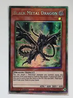 Black Metal Dragon - RA04-EN016 - Collector's Rare - 1st Edition Yugioh - Image 1