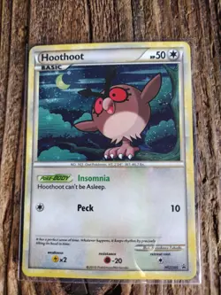 Hoothoot HGSS05 Black Star Promo 2010 Holo Foil Rare Pokemon TCG Card - Image 1