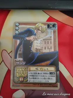One Piece Holo Card Game TCG Karte BA-C02 Bandai japan rare carte foil Sanji - Image 1
