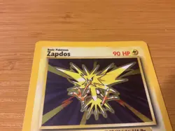 NEW 1995 BASE SET POKEMON HOLO CARD #16 of 102 "ZAPDOS" - Image 2