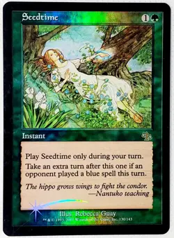 MTG magic cards 1x Seedtime - Foil Judgment NM/M - Unplayed - English - Image 1
