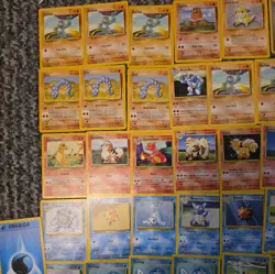 Pokemon Tcg 1999 Base Set Card Bundle X73 Cards Some Doubles - Image 3