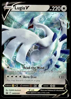 Pokemon TCG SWSH: Sword & Shield Promo Cards #SWSH301 Lugia V LP - Image 1