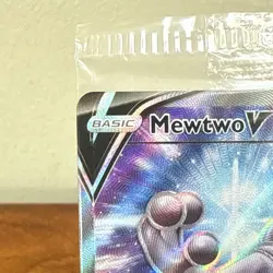 Pokemon TCG Mewtwo V SWSH229 Full Art Black Star Promo Card Sealed - Image 2