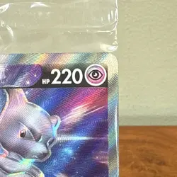 Pokemon TCG Mewtwo V SWSH229 Full Art Black Star Promo Card Sealed - Image 3