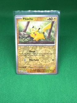 Pikachu - (Reverse Cosmos Holo) (Costco Exclusive) 025/165 Miscellaneous Cards & - Image 1