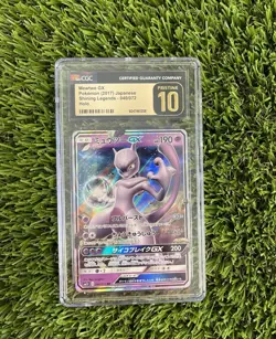 Mewtwo GX 2017 Japanese Shining Legends CGC 10 Pristine Pokemon Card 040/072 - Image 1