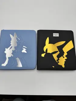 Pokemon Pikachu Lucario Ultra Pro Binders 9 Pocket 360 Cards - Image 1