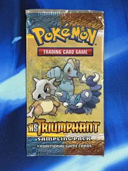 Pokemon TCG HS Triumphant Sampling Pack (3 cards) FACTORY SEALED UNOPENED promo - Image 1