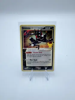 Pokemon Greninja TCG SWSH144 Celebrations Black Star Promo Holo Card LP - Image 1