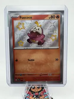Fuecoco SVP079 Black Star Promos Shiny Holo Pokemon Trading Card Game 2024 NM - Image 1