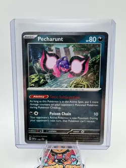 Pecharunt Pokemon TCG Shrouded Fable Foil Card Black Star Promo 149 - Image 1