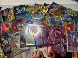 Dragon Ball Super TCG 101 Cards Bulk Lot *GUARANTEED 1 SUPER RARE + 10 FOILS* - Image 1
