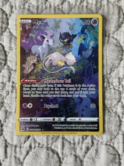 Pokemon Mew TCG Full Art Holo Card GG10/GG70 Crown Zenith Ultra Rare - Image 1