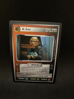Star Trek CCG 1E MM Mirror Mirror Mr. Brunt 88R Mint Rare Card - Image 1