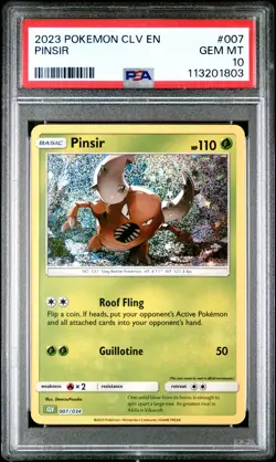 2020 Pokemon Pinsir - Trading Card Game Classic - 007/034 - PSA 10 GEM MINT - Image 3