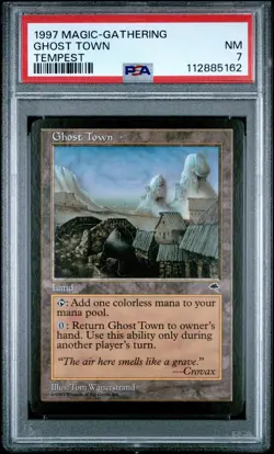 1997 MTG TEMPEST GHOST TOWN PSA 7 - Image 1