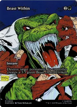 NM - Beast Within Foil (Borderless) M Marvel Eternal-Legal 33 - Image 1