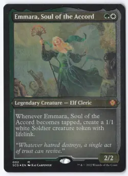 Emmara, Soul of the Accord (Foil Etched) M Starter Commander Decks 2 NM - Image 1