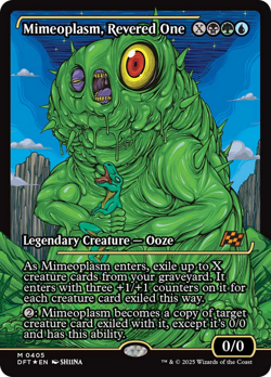 Mimeoplasm, Revered One (Showcase) Aetherdrift - Near Mint Foil - Image 1