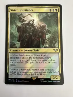 Sister Hospitaller (Surge Foil) Universes Beyond: Warhammer 40k MTG - Image 1