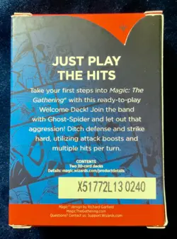 SDCC 2025 MAGIC THE GATHERING SPIDER-MAN WELCOME DECK RED GWEN STACY NEW - Image 2