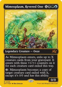1x Mimeoplasm, Revered One - Foil First-Place NM-Mint, English Aetherdrift MTG M - Image 1