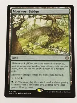 MTG Commander: The Lost Caverns of Ixalan Mosswort Bridge 0342 NM Rare - Image 1