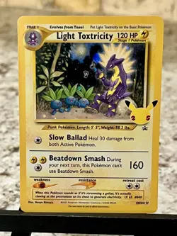 Pokemon TCG ~ Light Toxtricity Black Star Promo [SWSH137] NM - Image 1