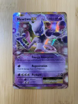 Pokemon TCG Mewtwo EX 52/108 XY Evolutions Extended Art Ultra Rare Holo NM - Image 1