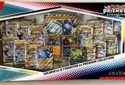 Pokemon Prismatic Evolutions Lucario ex & Tyranitar ex Box Bundle Scarlet Violet - Image 4