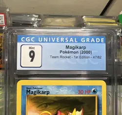 2000 Magikarp 1st Edition Team Rocket CGC 9 Pokemon WOTC - Image 2