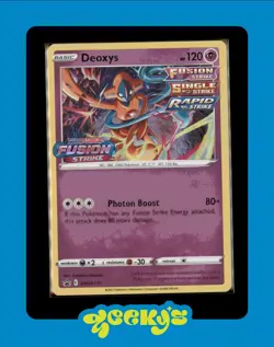 Deoxys SWSH170 Prerelease Black Star Promo Pokemon TCG - Image 1