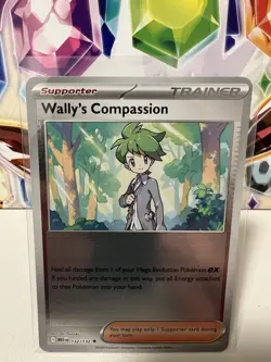 Wally’s Compassion 132/132 Uncommon Reverse Holo - Pokemon TCG Mega Evolution NM - Image 1