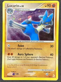 Pokemon Lucario Holo 3/11 DP Trainer Kit - Lucario LP - Image 1