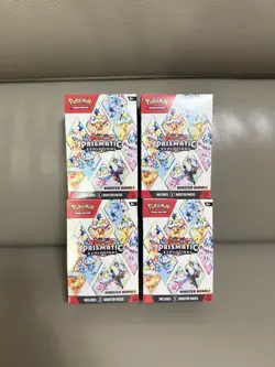 x4 Pokemon Scarlet and Violet Prismatic Evolutions Booster Bundle FACTORY SEALED - Image 1