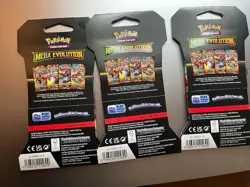 3 X Pokemon Mega Evolution Sleeved Booster Pack - Full Art Set US SELLER - Image 2