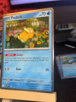 🌀 Psyduck MEP 007 Mega Evolution Pokemon Blister Promo SWIRL Pokemon TCG 🌀 - Image 1
