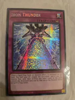 Iron Thunder MP25-EN058 Prismatic Secret Rare 1st Edition - Image 1