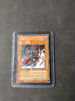 Yu-Gi-Oh! TCG Gorz the Emissary of Darkness DLG1-EN000 Secret Rare Limited GD - Image 1