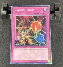 Raigeki Break LCYW-EN286 Super Rare 1st Edition Yugioh LP - Image 1