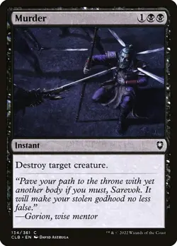 (4x FOIL) MURDER - CL: Baldur's Gate - MTG Magic the Gathering Card - Image 1