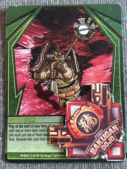 Bakugan:Gundalian Invaders| Super Quake 🟢 Green Ability Card | 48/48q - Image 2