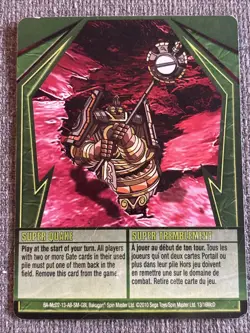 Bakugan:Gundalian Invaders| Super Quake 🟢 Green Ability Card | 48/48q - Image 3